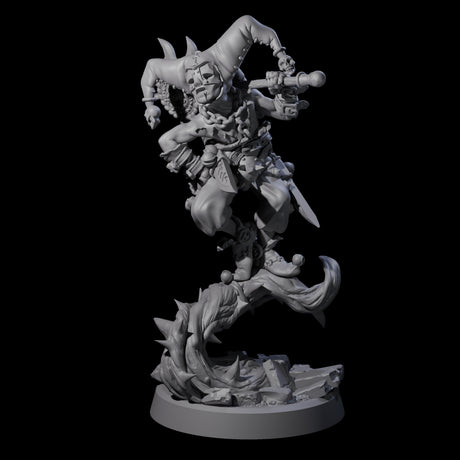 Creeping Jester Assassin Miniature for Dungeons and Dragons, Pathfinder or other TTRPGs