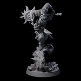 Creeping Jester Assassin Miniature for Dungeons and Dragons, Pathfinder or other TTRPGs