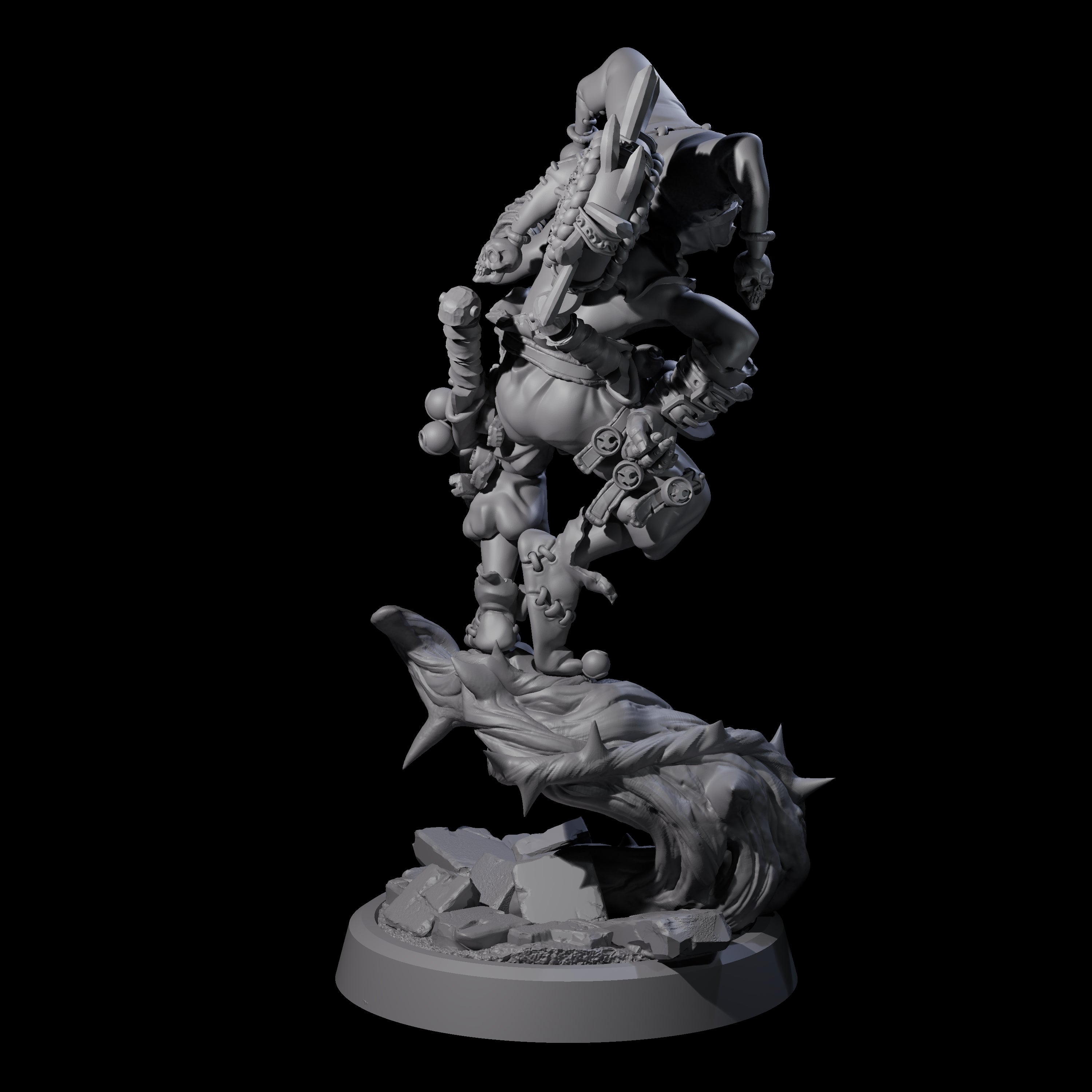 Creeping Jester Assassin Miniature for Dungeons and Dragons, Pathfinder or other TTRPGs