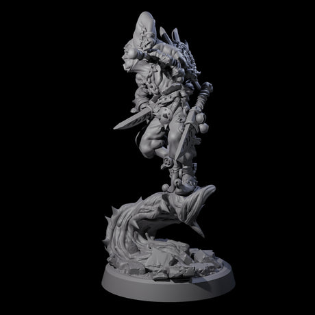 Creeping Jester Assassin Miniature for Dungeons and Dragons, Pathfinder or other TTRPGs