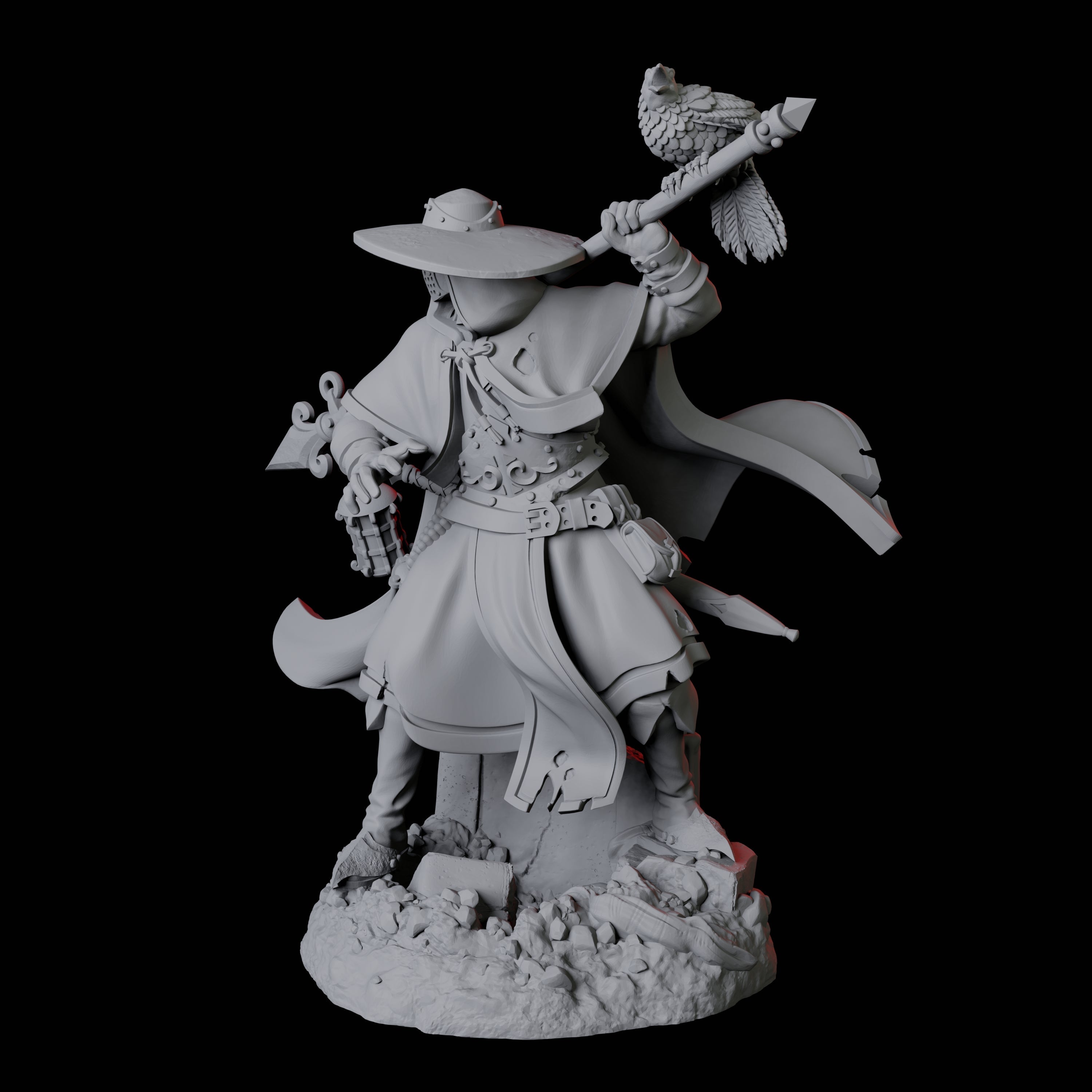 Creepy Gravedigger A Miniature for Dungeons and Dragons, Pathfinder or other TTRPGs