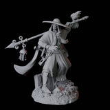 Creepy Gravedigger A Miniature for Dungeons and Dragons, Pathfinder or other TTRPGs