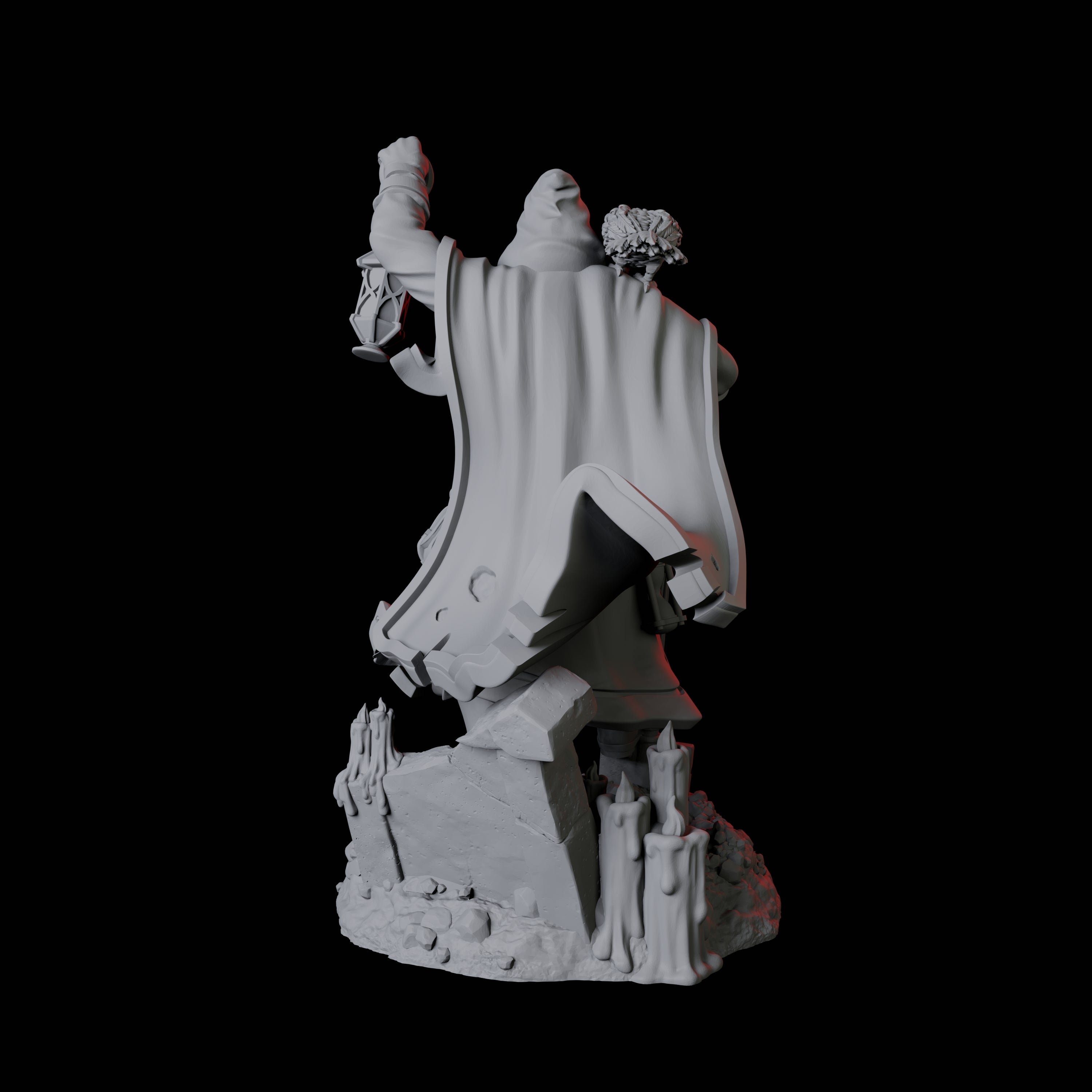 Creepy Gravedigger B Miniature for Dungeons and Dragons, Pathfinder or other TTRPGs