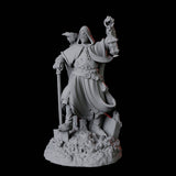 Creepy Gravedigger B Miniature for Dungeons and Dragons, Pathfinder or other TTRPGs