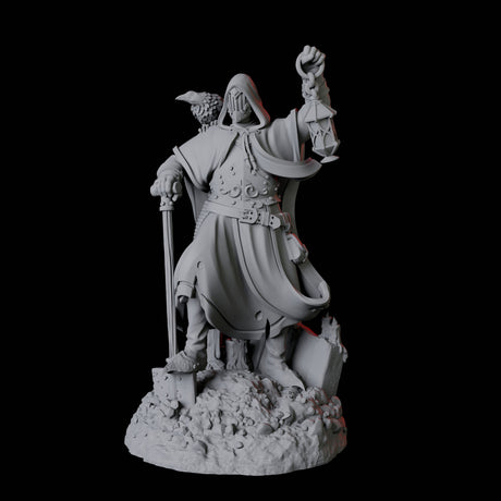 Creepy Gravedigger B Miniature for Dungeons and Dragons, Pathfinder or other TTRPGs