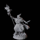 Creepy Gravedigger C Miniature for Dungeons and Dragons, Pathfinder or other TTRPGs