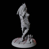 Creepy Undead Pin-up Miniature for Dungeons and Dragons, Pathfinder or other TTRPGs