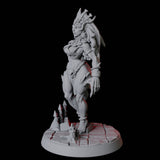 Creepy Undead Pin-up Miniature for Dungeons and Dragons, Pathfinder or other TTRPGs
