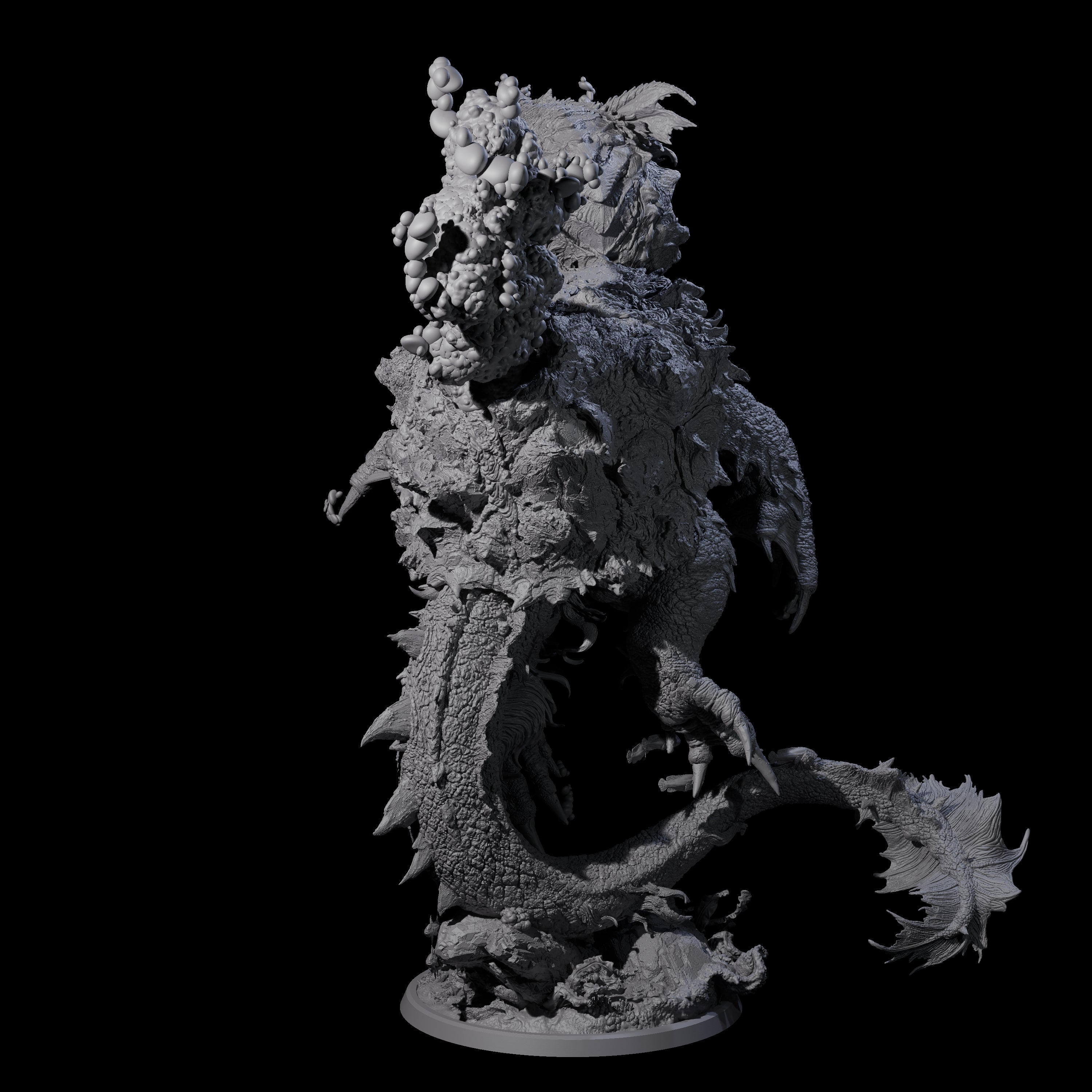 Cresting Elder Dragon Turtle Miniature for Dungeons and Dragons, Pathfinder or other TTRPGs