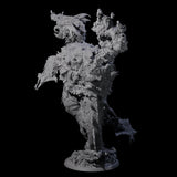 Cresting Elder Dragon Turtle Miniature for Dungeons and Dragons, Pathfinder or other TTRPGs