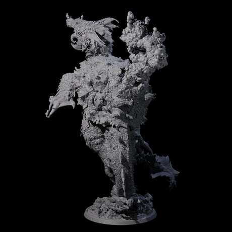 Cresting Elder Dragon Turtle Miniature for Dungeons and Dragons, Pathfinder or other TTRPGs