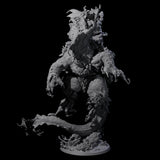 Cresting Elder Dragon Turtle Miniature for Dungeons and Dragons, Pathfinder or other TTRPGs