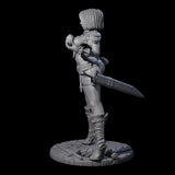 Crimson - Cocky Rogue Miniature for Dungeons and Dragons, Pathfinder or other TTRPGs