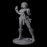 Crimson - Cocky Rogue Miniature for Dungeons and Dragons, Pathfinder or other TTRPGs