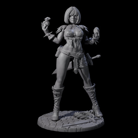 Crimson - Cocky Rogue Miniature for Dungeons and Dragons, Pathfinder or other TTRPGs