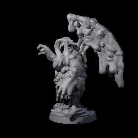 Crispy Magma Mephit Miniature for Dungeons and Dragons, Pathfinder or other TTRPGs