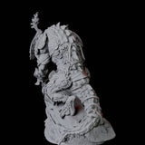 Crocodile Lizardfolk Warrior D Miniature for Dungeons and Dragons, Pathfinder or other TTRPGs