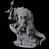 Crocodile Lizardfolk Warrior D Miniature for Dungeons and Dragons, Pathfinder or other TTRPGs