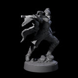 Crossbow Ready Rogue D Miniature for Dungeons and Dragons, Pathfinder or other TTRPGs