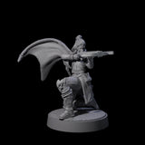 Crossbow Ready Rogue E Miniature for Dungeons and Dragons, Pathfinder or other TTRPGs