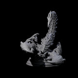 Crouching Crysmal Miniature for Dungeons and Dragons, Pathfinder or other TTRPGs