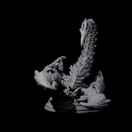 Crouching Crysmal Miniature for Dungeons and Dragons, Pathfinder or other TTRPGs