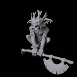 Crouching Forest Goblin Miniature for Dungeons and Dragons, Pathfinder or other TTRPGs