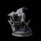 Crouching Ghoul Rogue Miniature for Dungeons and Dragons, Pathfinder or other TTRPGs