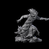 Crouching Mind Flayer Warrior A Miniature for Dungeons and Dragons, Pathfinder or other TTRPGs