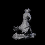 Crouching Mind Flayer Warrior A Miniature for Dungeons and Dragons, Pathfinder or other TTRPGs