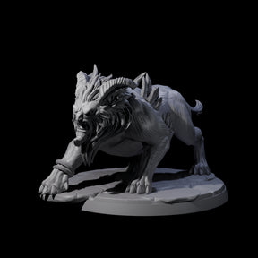 Crouching Sphinx Spawn A Miniature for Dungeons and Dragons, Pathfinder or other TTRPGs