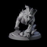 Crouching Sphinx Spawn D Miniature for Dungeons and Dragons, Pathfinder or other TTRPGs