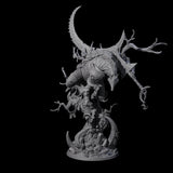 Crouching Werewolf Lord Miniature for Dungeons and Dragons, Pathfinder or other TTRPGs