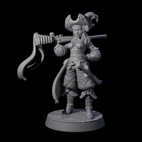 Crows Nest Marksman Pirate Miniature for Dungeons and Dragons, Pathfinder or other TTRPGs