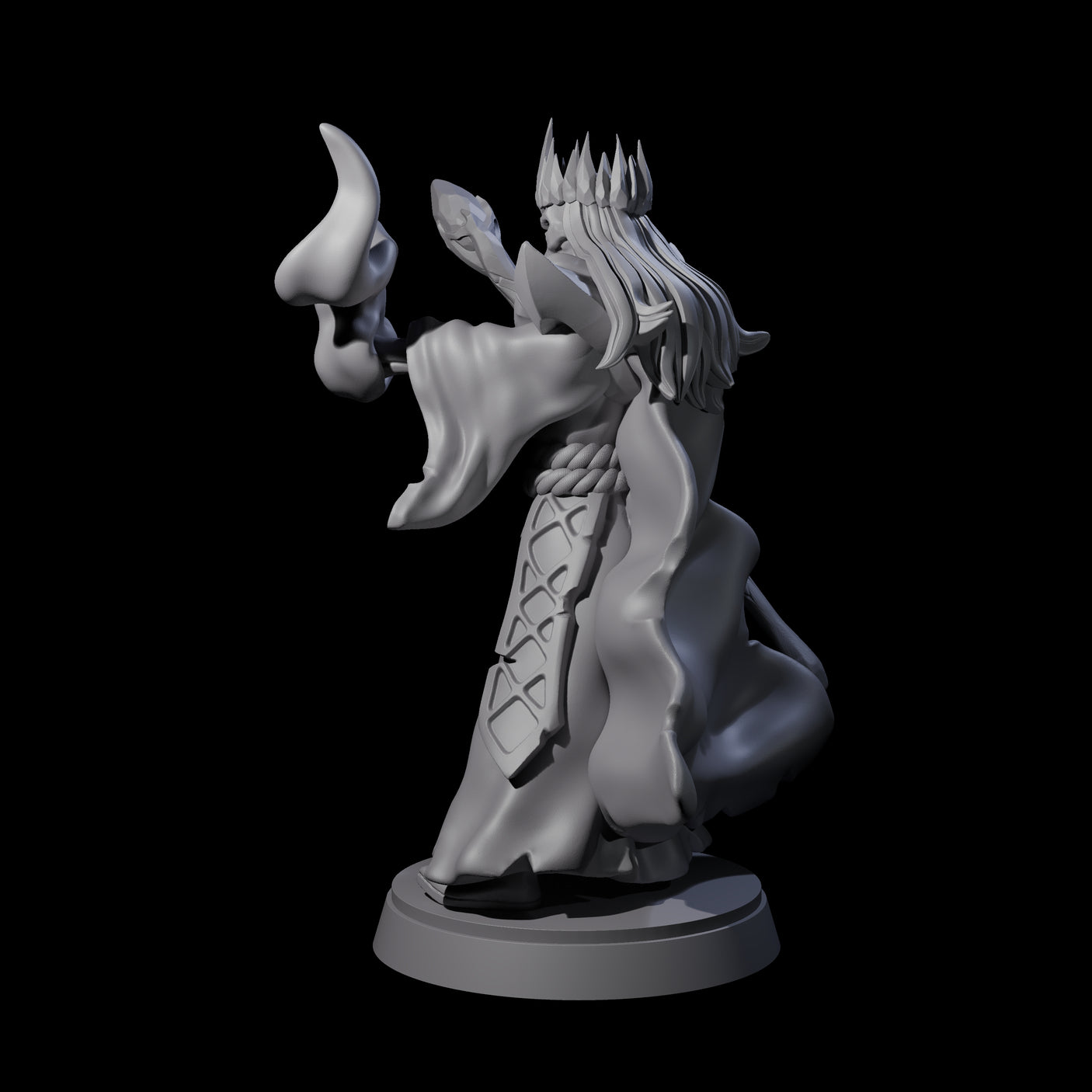 Cruel Skeletal Lich Miniature for Dungeons and Dragons, Pathfinder or other TTRPGs
