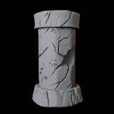 Crumbling Pillar Miniature for Dungeons and Dragons, Pathfinder or other TTRPGs