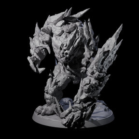 Crunchy Ice Elemental Miniature for Dungeons and Dragons, Pathfinder or other TTRPGs