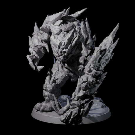 Crunchy Ice Elemental Miniature for Dungeons and Dragons, Pathfinder or other TTRPGs