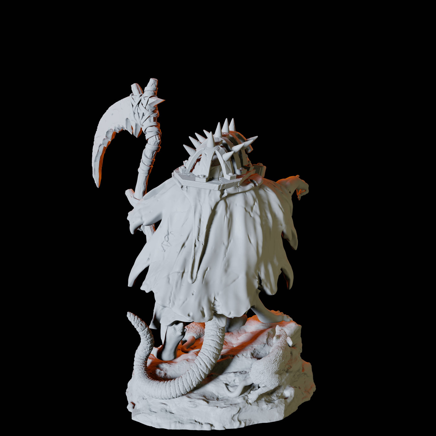 Crusader Ratfolk B Miniature for Dungeons and Dragons, Pathfinder or other TTRPGs