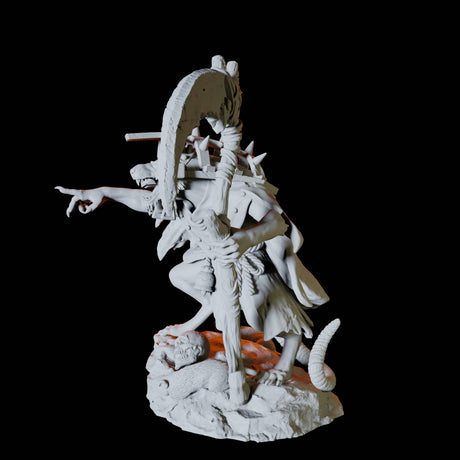 Crusader Ratfolk B Miniature for Dungeons and Dragons, Pathfinder or other TTRPGs
