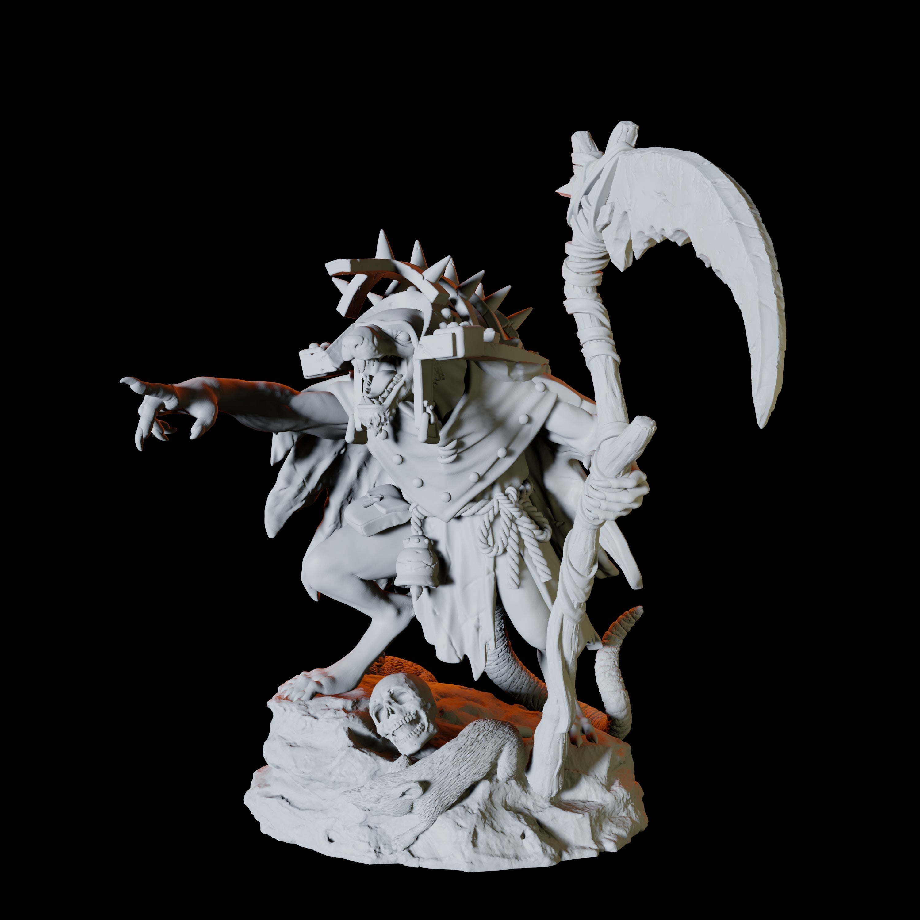 Crusader Ratfolk B Miniature for Dungeons and Dragons, Pathfinder or other TTRPGs