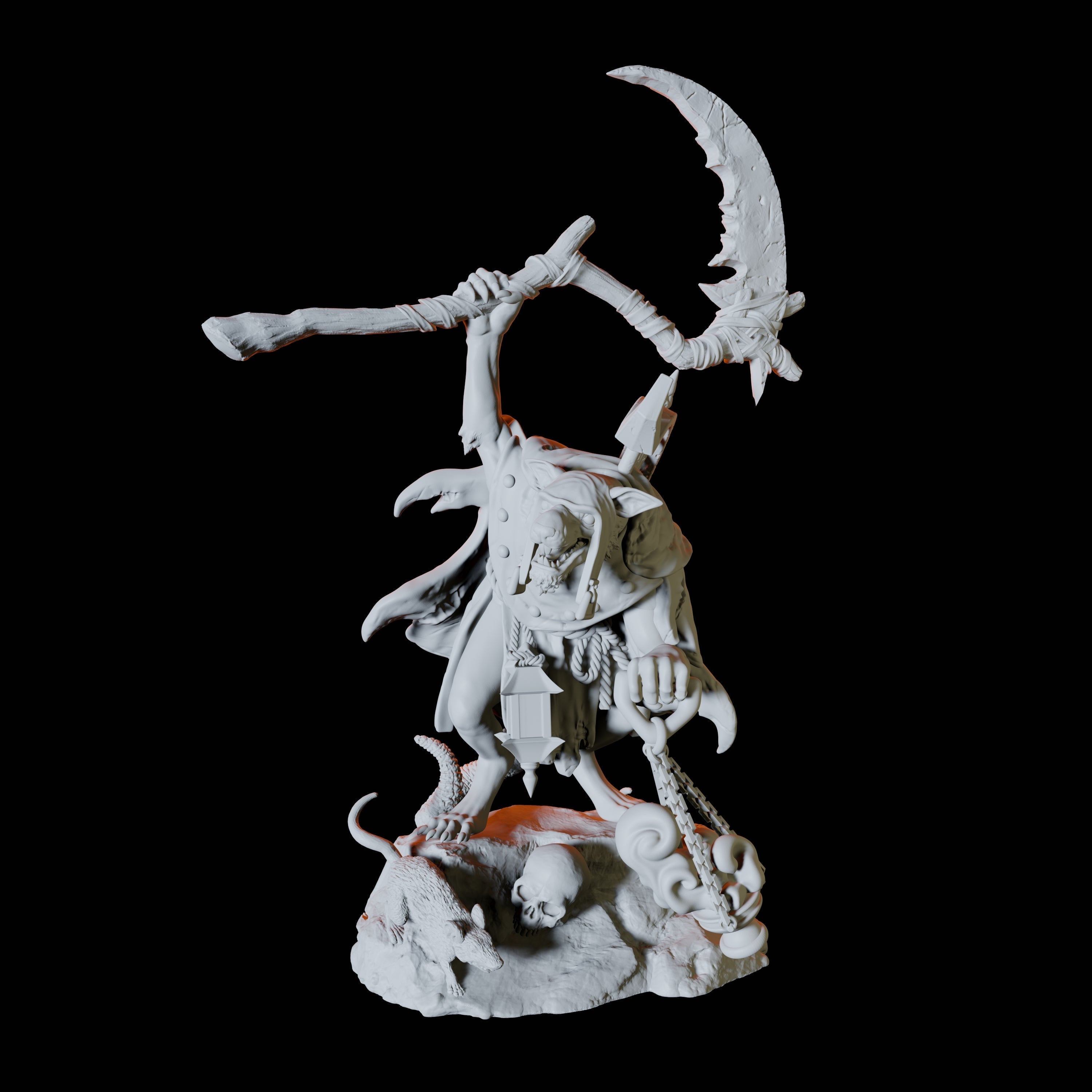 Crusader Ratfolk C Miniature for Dungeons and Dragons, Pathfinder or other TTRPGs