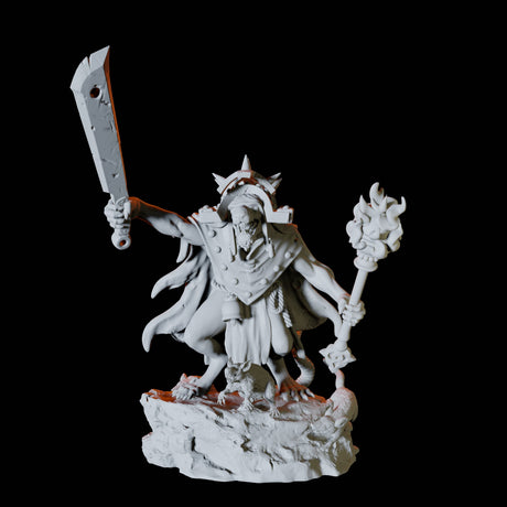 Crusader Ratfolk D Miniature for Dungeons and Dragons, Pathfinder or other TTRPGs