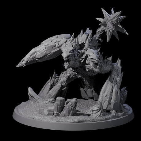 Crusing Earth Elemental Scorpion Miniature for Dungeons and Dragons, Pathfinder or other TTRPGs