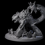 Crusing Earth Elemental Scorpion Miniature for Dungeons and Dragons, Pathfinder or other TTRPGs