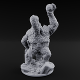 Crusty Earth Elemental Miniature for Dungeons and Dragons, Pathfinder or other TTRPGs