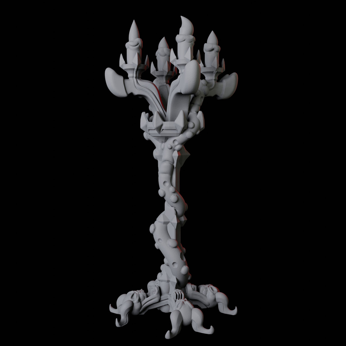 Cthulhu Candelabra Miniature for Dungeons and Dragons, Pathfinder or other TTRPGs