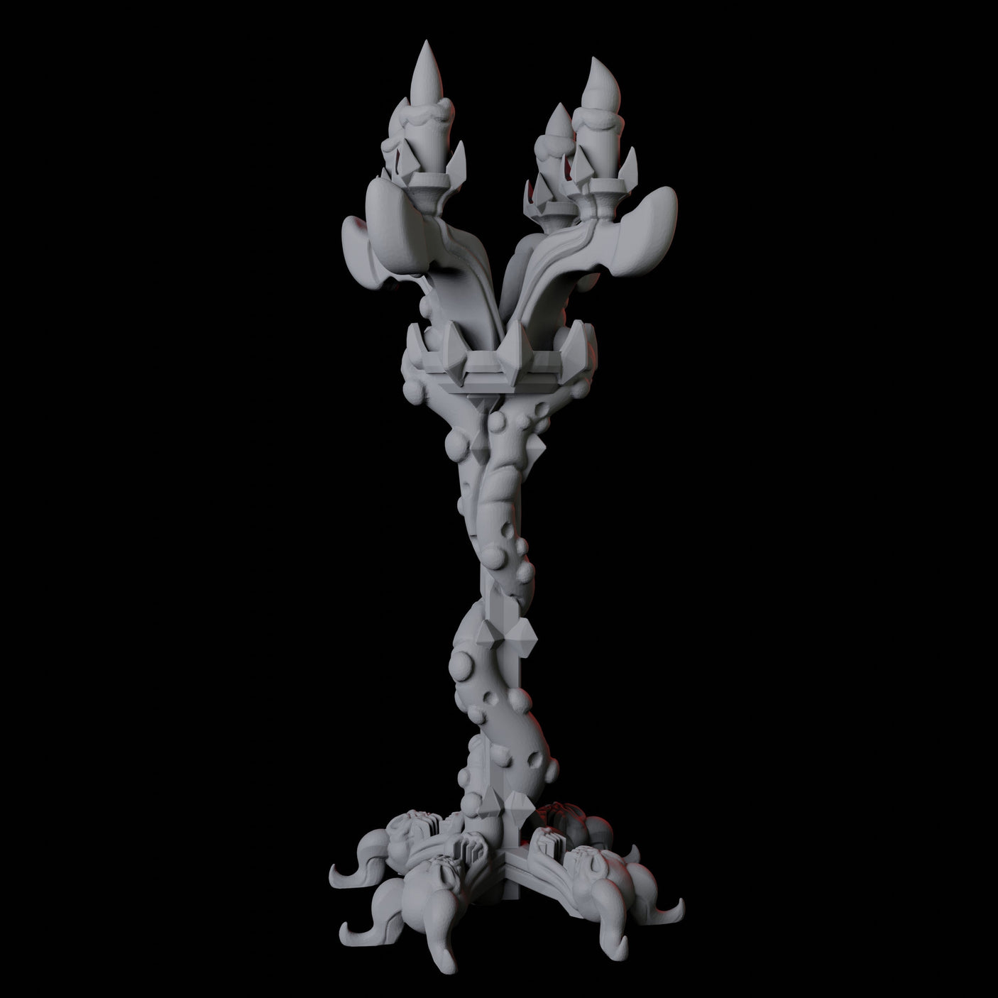 Cthulhu Candelabra Miniature for Dungeons and Dragons, Pathfinder or other TTRPGs
