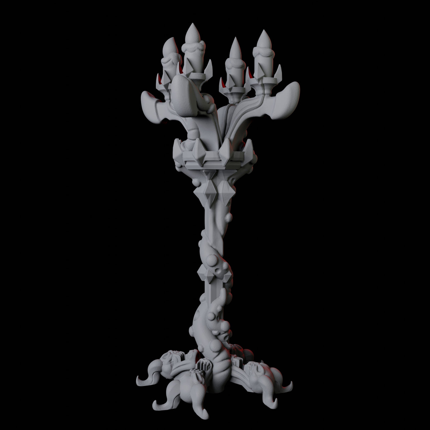 Cthulhu Candelabra Miniature for Dungeons and Dragons, Pathfinder or other TTRPGs