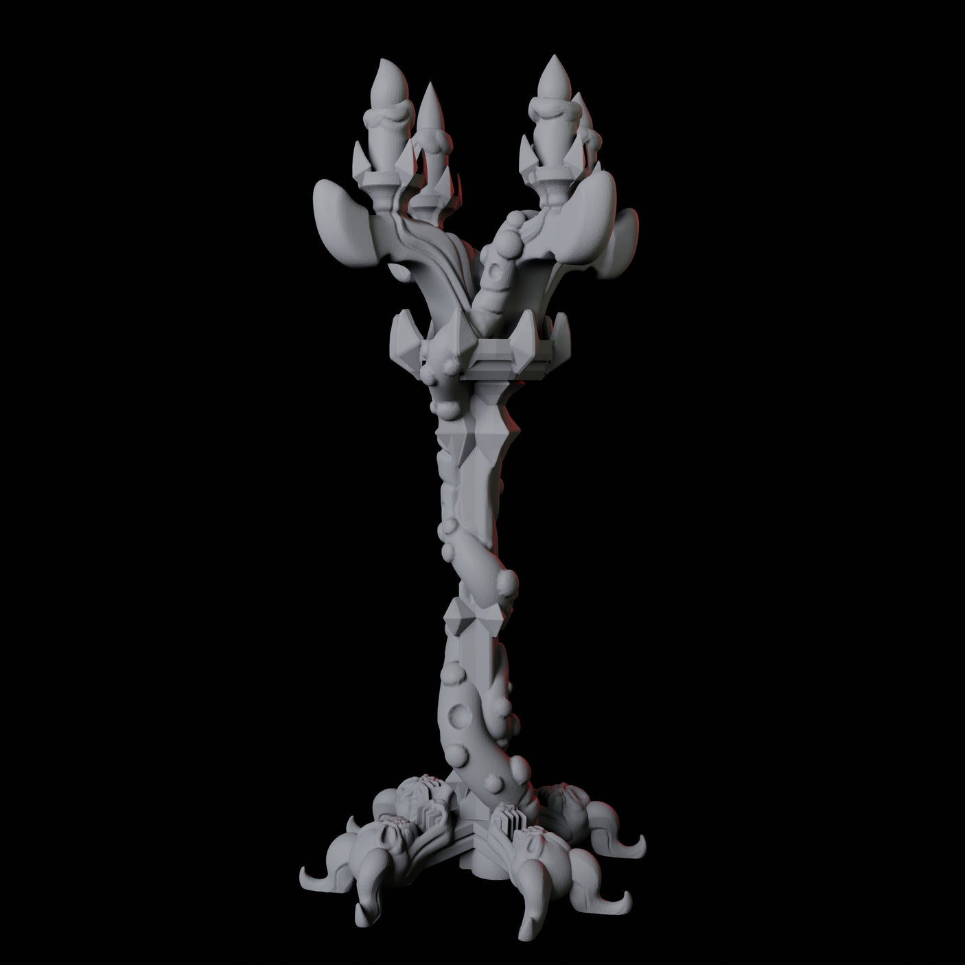Cthulhu Candelabra Miniature for Dungeons and Dragons, Pathfinder or other TTRPGs